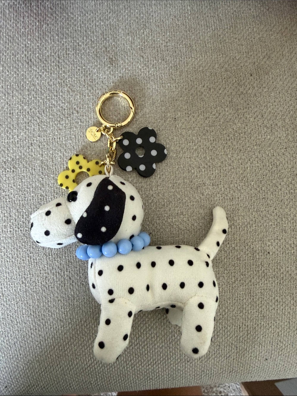 Stoney clover Dalmatian bag charm